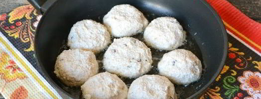 сырники без муки на сковороде. Шаг 10