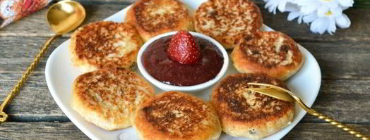 сырники без муки на сковороде. Шаг 12