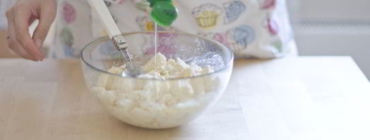 сырники из цельнозерновой муки с грушей. Шаг 4