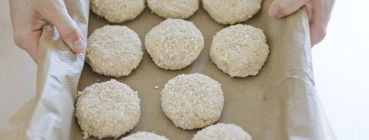 сырники из цельнозерновой муки с грушей. Шаг 7