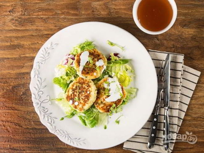 Рецепт сырников из творога и сулугуни