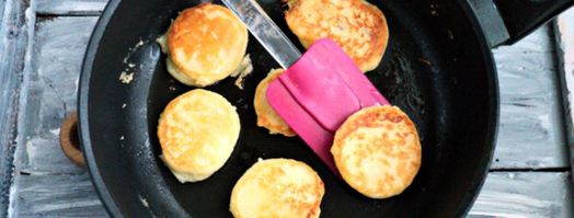 сырники с арахисовой пастой. Шаг 6