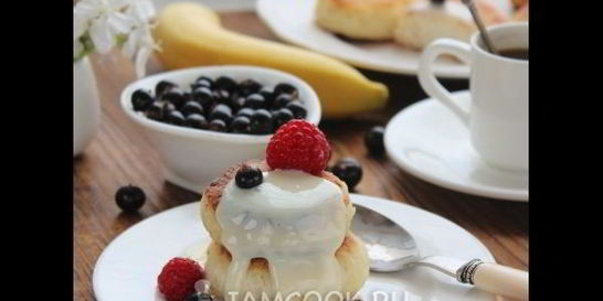 Сырники с бананом без яиц