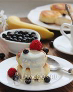 Сырники с бананом без яиц