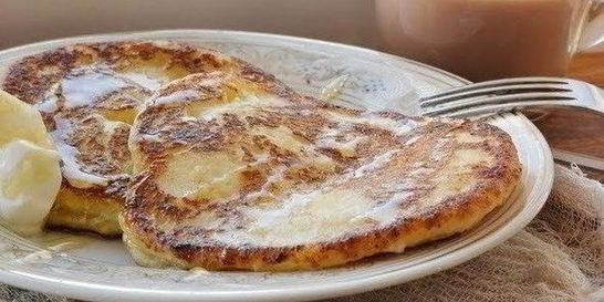 Сырники с бананом и творогом