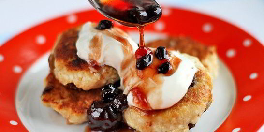 Сырники с изюмом без муки