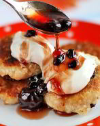 Сырники с изюмом без муки