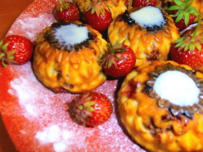 Рецепт сырников с клубникой