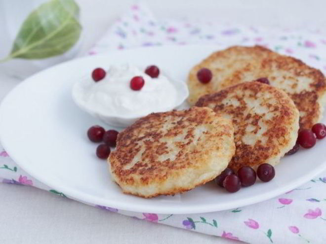 Рецепт сырников с кускусом