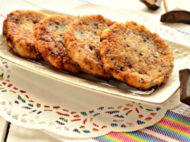 Рецепт сырников с шоколадной крошкой