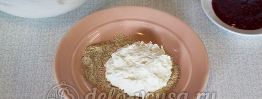 сырники с вареньем. Шаг 5