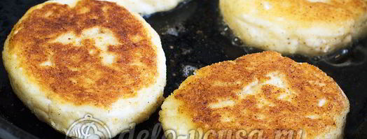 сырники с вареньем. Шаг 8