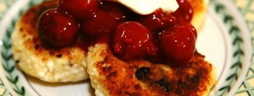 сырники с вишневым соусом. Шаг 8