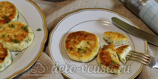 Сырники с зеленью