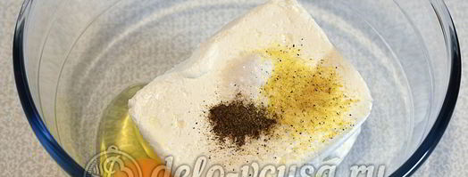 сырники с зеленью. Шаг 2