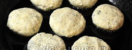 сырники с зеленью. Шаг 7