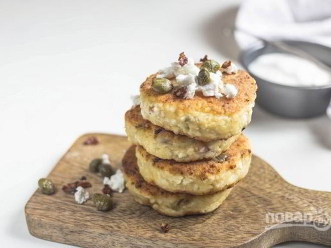 Рецепт сырников соленых