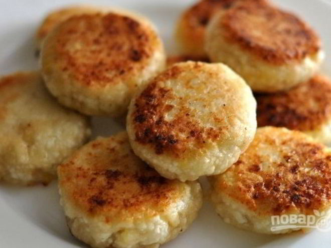 Рецепт сырников творожно-банановые