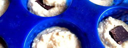 сырники в духовке с шоколадом. Шаг 9