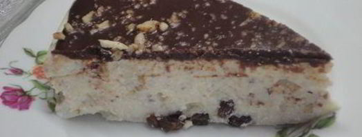 творожник с орехами и изюмом. Шаг 8