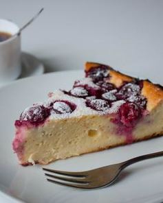 Творожник с вишней