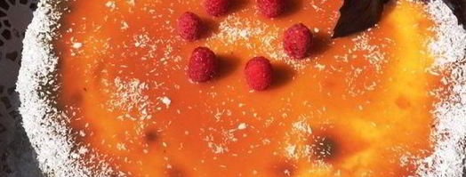 творожник с ягодной прослойкой и соленой карамелью. Шаг 9