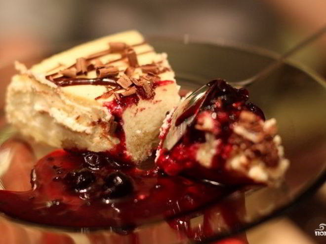 Рецепт творожника со взбитыми сливками и ванилью