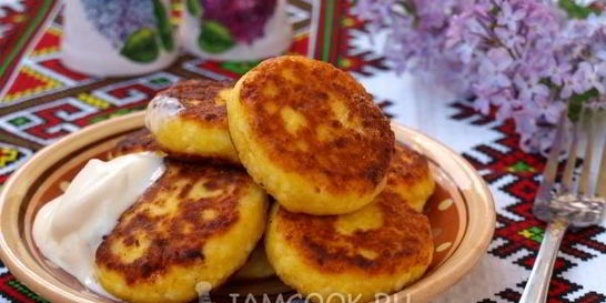 Творожники на сковороде