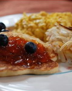 Творожники с голубикой