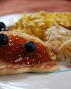 Творожники с голубикой