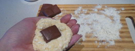 творожники с начинкой. Шаг 4