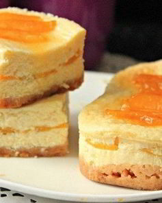 Творожники с персиками и кокосом