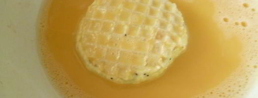 вафельные сырники с абрикосами. Шаг 7