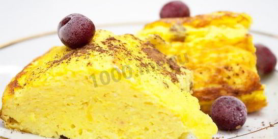 Воздушный сырник без жарки