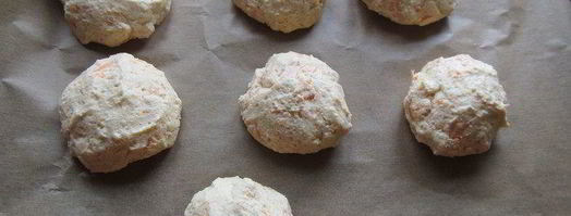 запеченные морковные сырники на белках. Шаг 4