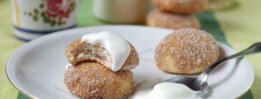 запеченные сырники с цельнозерновой мукой. Шаг 3