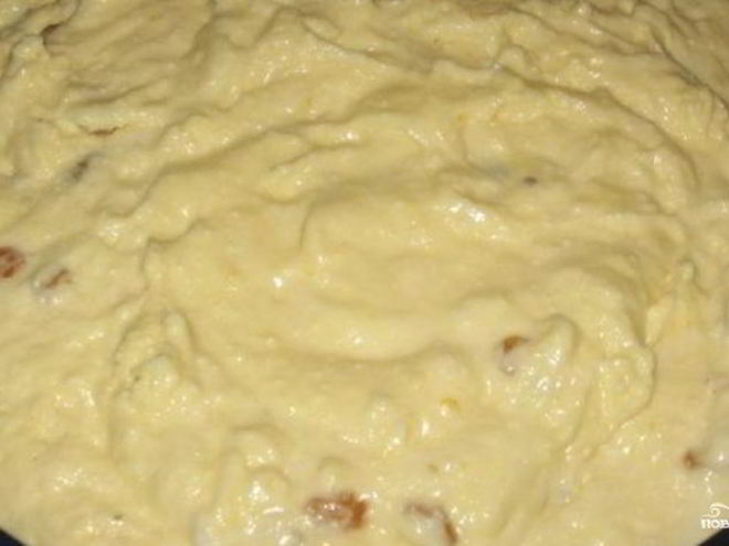 Рецепт бисквитного теста с творогом