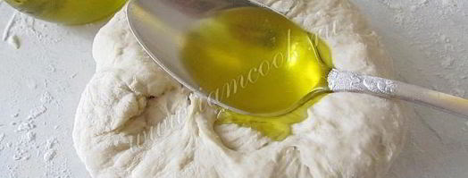 быстрое тесто для пиццы. Шаг 6