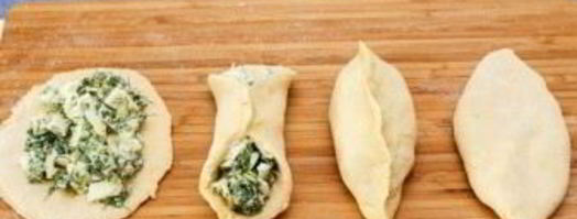 быстрое тесто на кефире для пирожков. Шаг 9