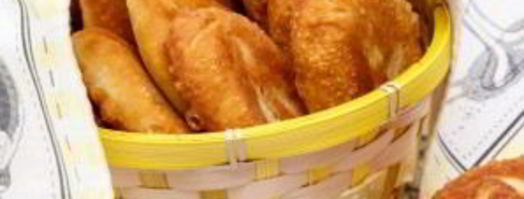 быстрое тесто на кефире для пирожков. Шаг 10