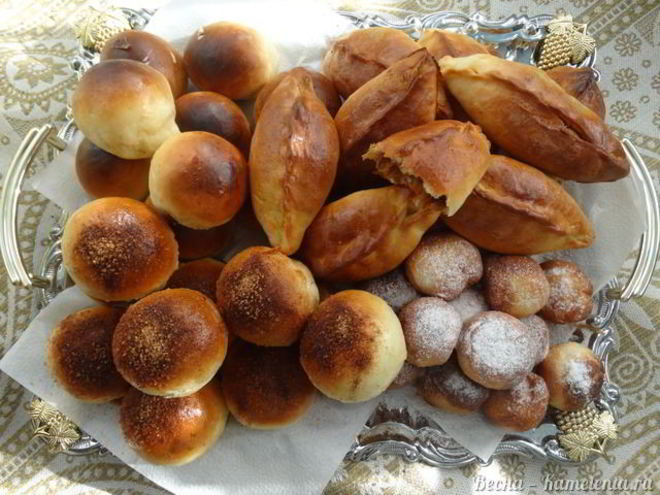 Рецепт дрожжевого теста для пирогов, булок и пирожков