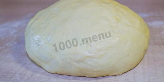 Дрожжевое тесто для ватрушек