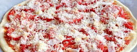 дрожжевое тесто на кефире для пиццы. Шаг 16