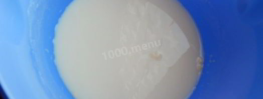 дрожжевое тесто на сухом молоке. Шаг 2