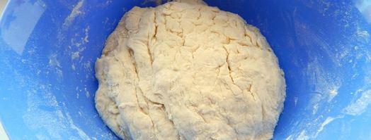 дрожжевое тесто на сухом молоке. Шаг 3