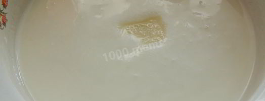 наливное тесто для пирога на кефире. Шаг 2