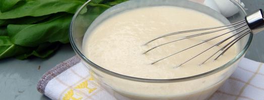 наливное тесто для пирога на кефире. Шаг 7