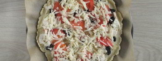 песочное тесто для пиццы. Шаг 11