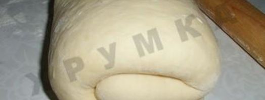 пресное тесто для пирожков и ватрушек на кефире без дрожжей. Шаг 8