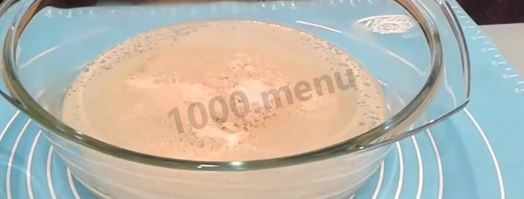 пышное тесто для пиццы просто. Шаг 2